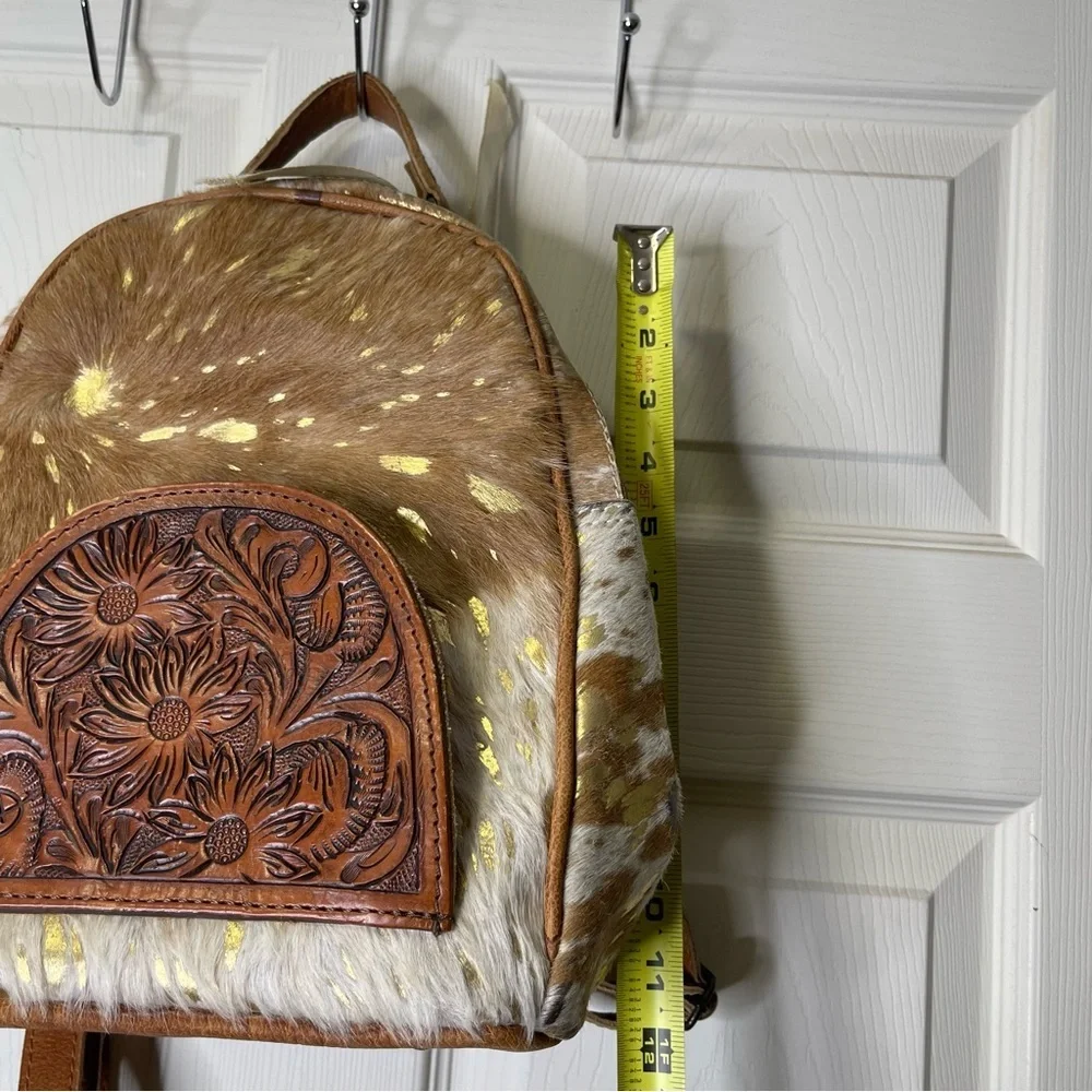 American Darling Cowhide Genuine Leather Backpack